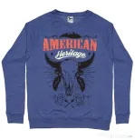Bluza ADLER barbat American heritage Albastru melanj