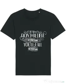 Tricou STANLEY STELLA barbat Believe in something Negru