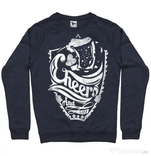 Bluza ADLER barbat Cheers Denim inchis