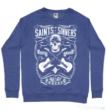Bluza ADLER barbat Death proof II Albastru melanj