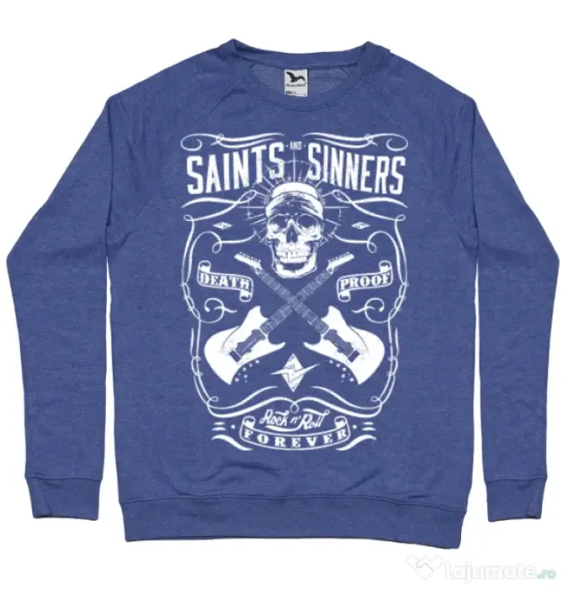 Bluza ADLER barbat Death proof II Albastru melanj
