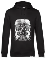 Hoodie barbat cu gluga Ghost rider Negru