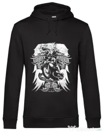 Hoodie barbat cu gluga Ghost rider Negru