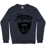 Bluza ADLER barbat Till I die Denim inchis