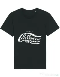 Tricou STANLEY STELLA barbat Powered by caffeine Negru