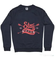 Bluza ADLER barbat Stay wild Denim inchis