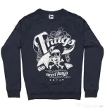 Bluza ADLER barbat Thugs need hugs Denim inchis