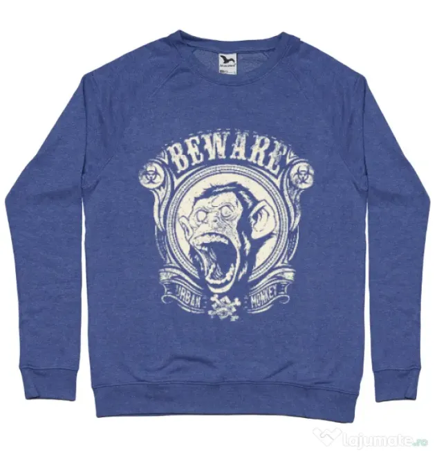 Bluza ADLER barbat Urban monkey Albastru melanj
