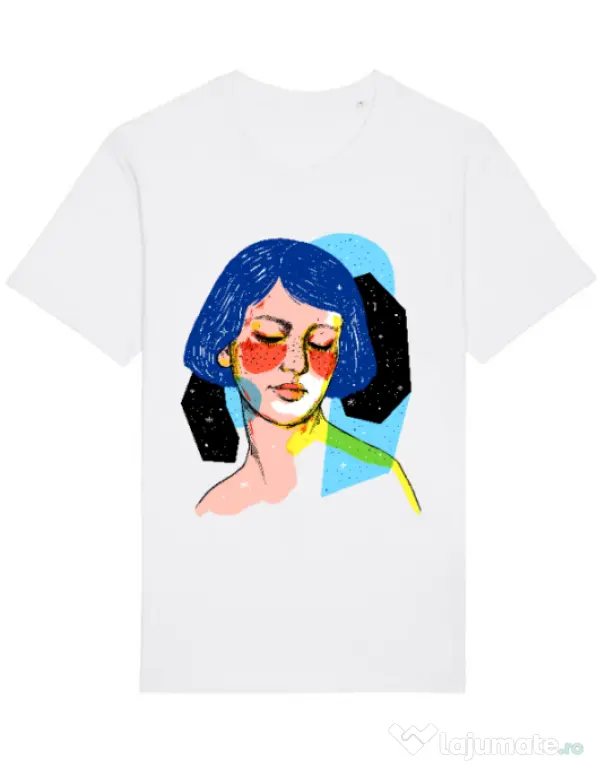 Tricou STANLEY STELLA barbat Dreamy girl Alb
