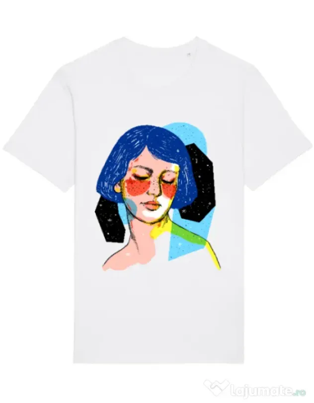 Tricou STANLEY STELLA barbat Dreamy girl Alb