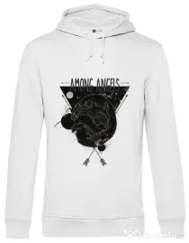Hoodie barbat cu gluga Among angels Alb
