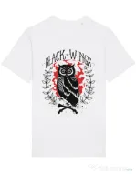 Tricou STANLEY STELLA barbat Black wings Alb