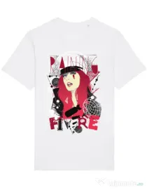 Tricou STANLEY STELLA barbat Raining fire Alb