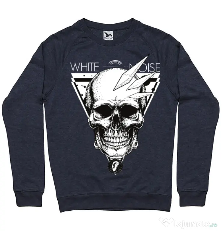 Bluza ADLER barbat White noise Denim inchis