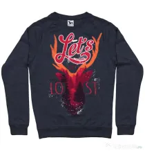 Bluza ADLER barbat Lets get lost Denim inchis