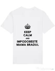Tricou STANLEY STELLA barbat Impodobeste mama bradul Alb