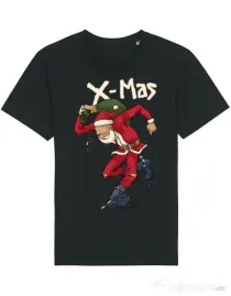 Tricou STANLEY STELLA barbat Santa Skank Kid Negru