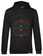 Hoodie barbat cu gluga Most wonderful time Negru