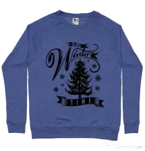 Bluza ADLER barbat Winter time Albastru melanj