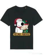 Tricou STANLEY STELLA barbat Friends forever Negru
