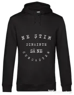 Hoodie barbat cu gluga Ne stim II Negru
