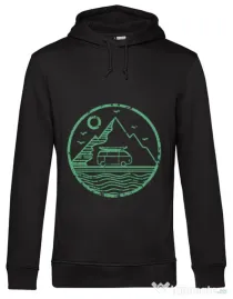 Hoodie barbat cu gluga Van Negru