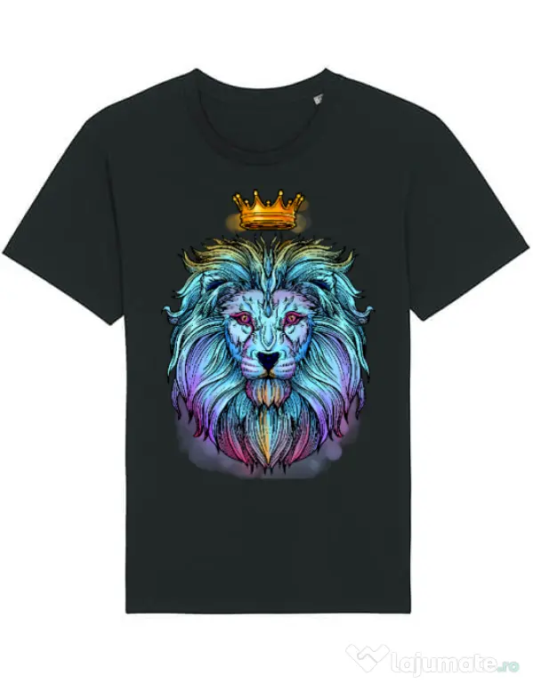Tricou STANLEY STELLA barbat Lion king Negru