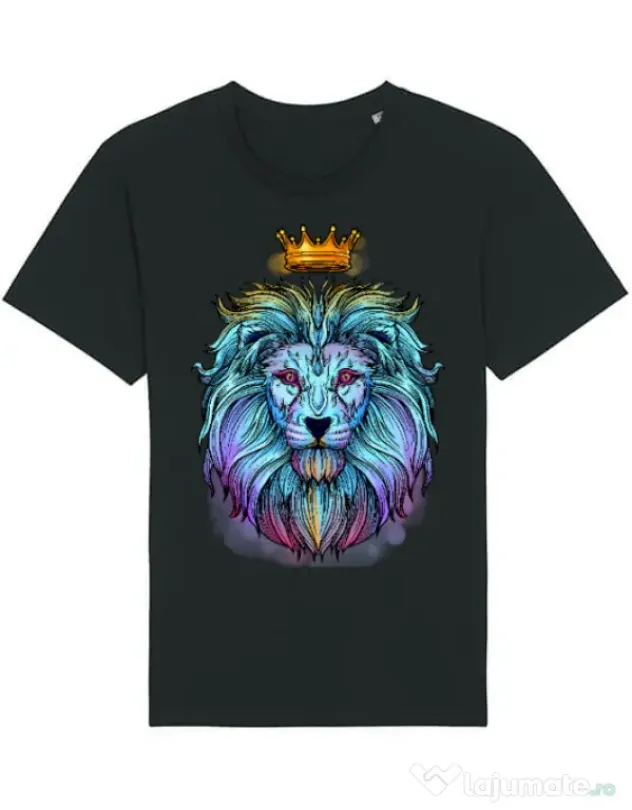 Tricou STANLEY STELLA barbat Lion king Negru
