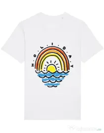 Tricou STANLEY STELLA barbat Holiday Alb