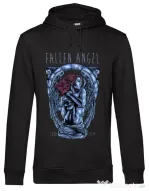 Hoodie barbat cu gluga Fallen angel Negru