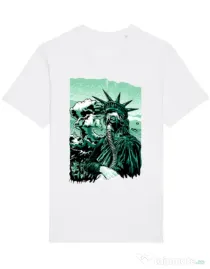 Tricou STANLEY STELLA barbat Save the liberty Alb