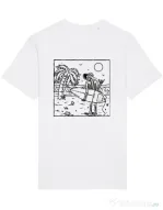 Tricou STANLEY STELLA barbat Surf dude Alb