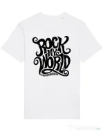 Tricou STANLEY STELLA barbat Rock my world Alb