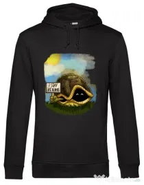 Hoodie barbat cu gluga I stay home Negru