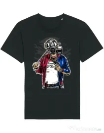 Tricou STANLEY STELLA barbat Suicide gas mask Negru
