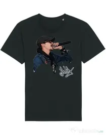 Tricou STANLEY STELLA barbat Adi Morosanu FAMILIA Negru
