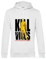 Hoodie barbat cu gluga Kill bill Alb