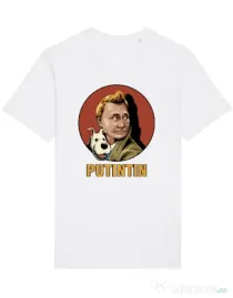 Tricou STANLEY STELLA barbat Putin Tin Alb