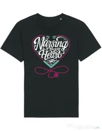Tricou STANLEY STELLA barbat Work of heart Negru