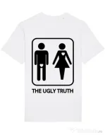 Tricou Burlaci STANLEY STELLA The ugly truth Alb