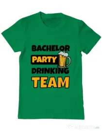 Tricou Petrecerea burlacilor ADLER Bachelor Party Verde