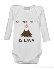 Baby body All you need is lava Alb