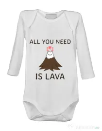 Baby body All you need is lava Alb