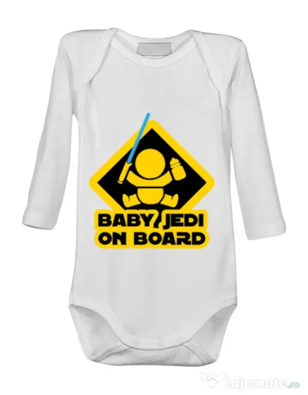 Baby body Baby Jedi Alb