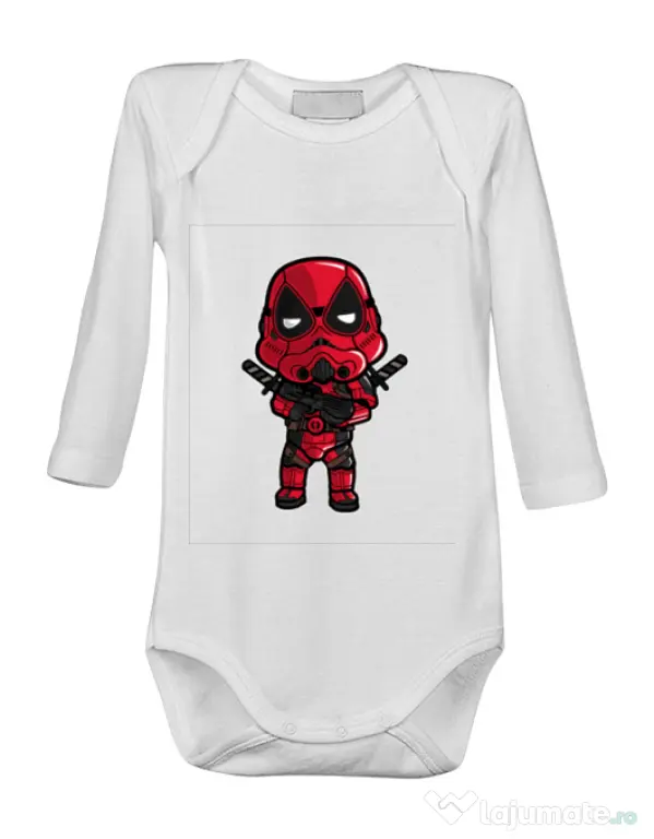 Baby body Deadtrooper Alb