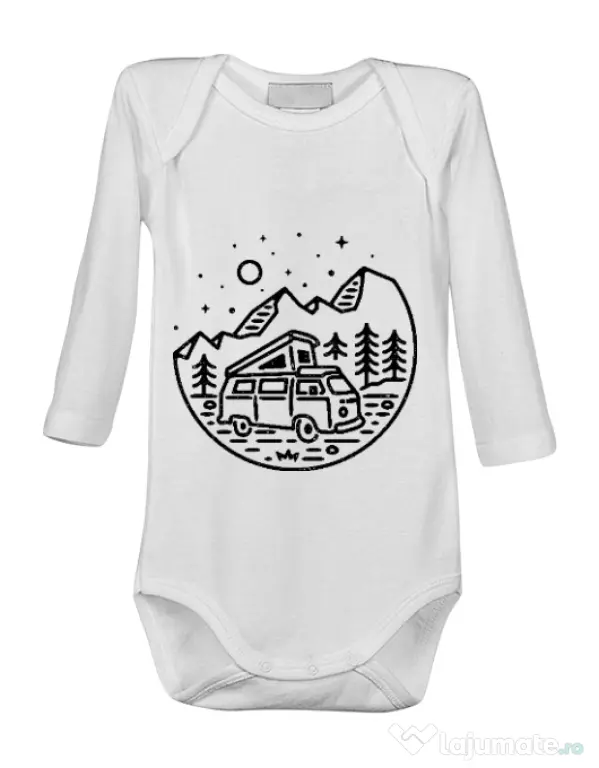 Baby body Go Outdoor Alb