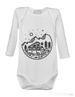 Baby body Go Outdoor Alb