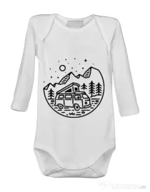 Baby body Go Outdoor Alb