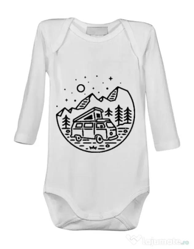 Baby body Go Outdoor Alb