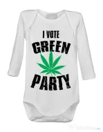 Baby body Green party Alb